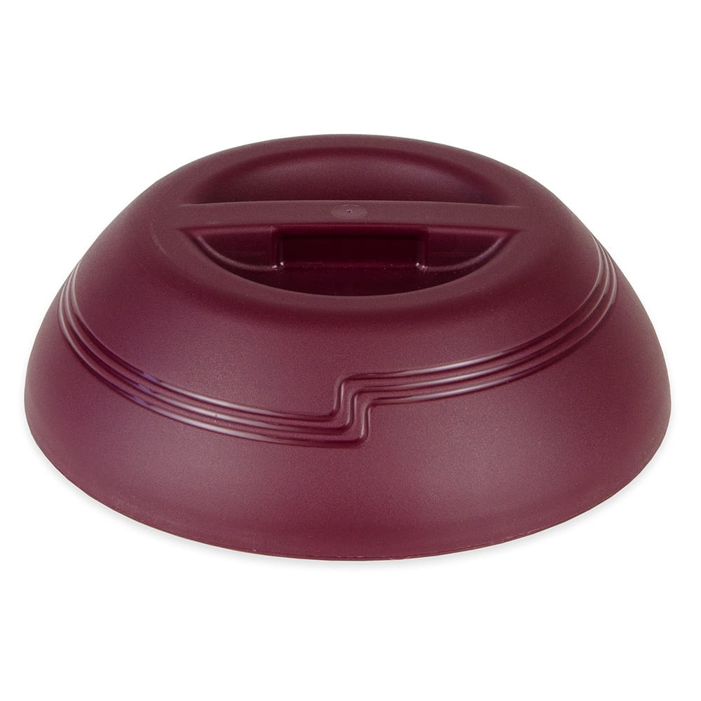 144-MDSD9487 9" Shoreline Collection Plastic Dome Cover - Cranberry