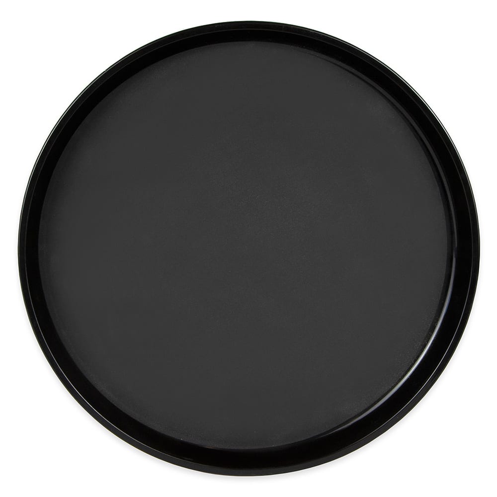 144-PT1400110 14" Round Polytread Tray - Black