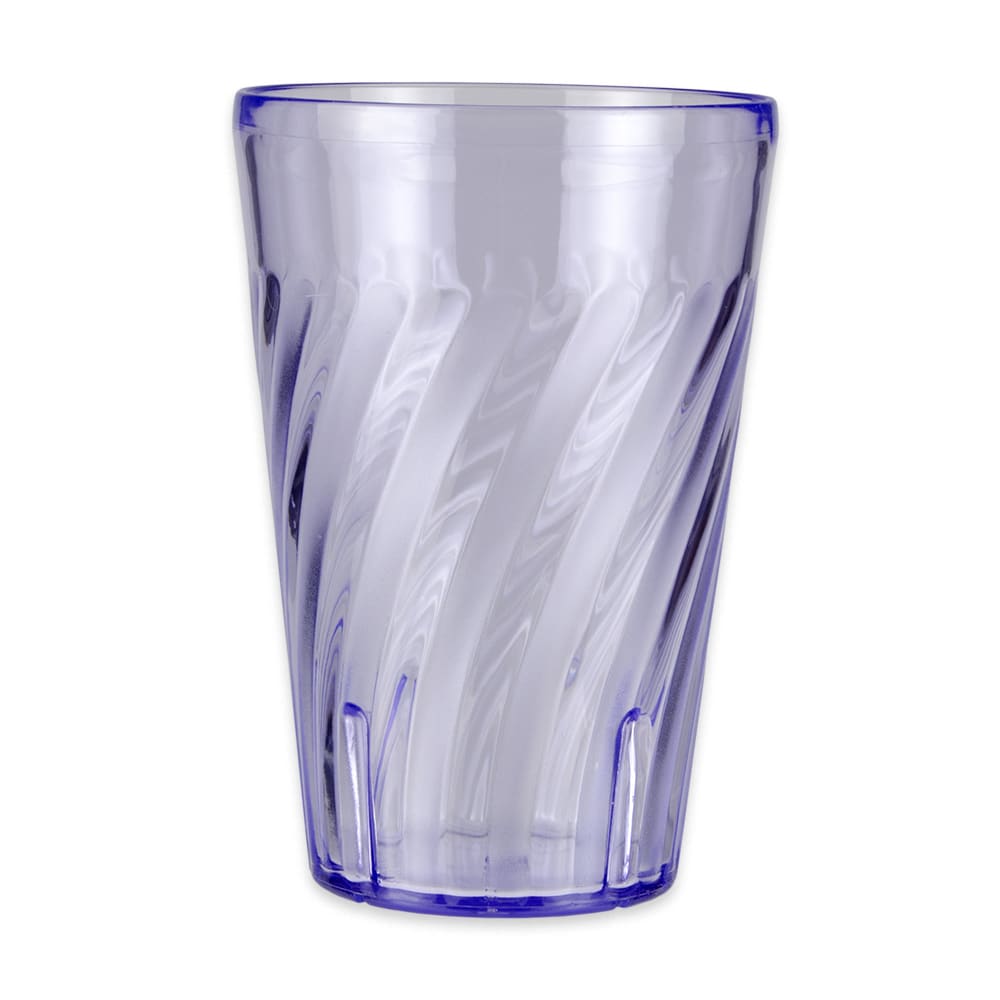 284-22201BL 20 oz Blue Textured Plastic Tumbler