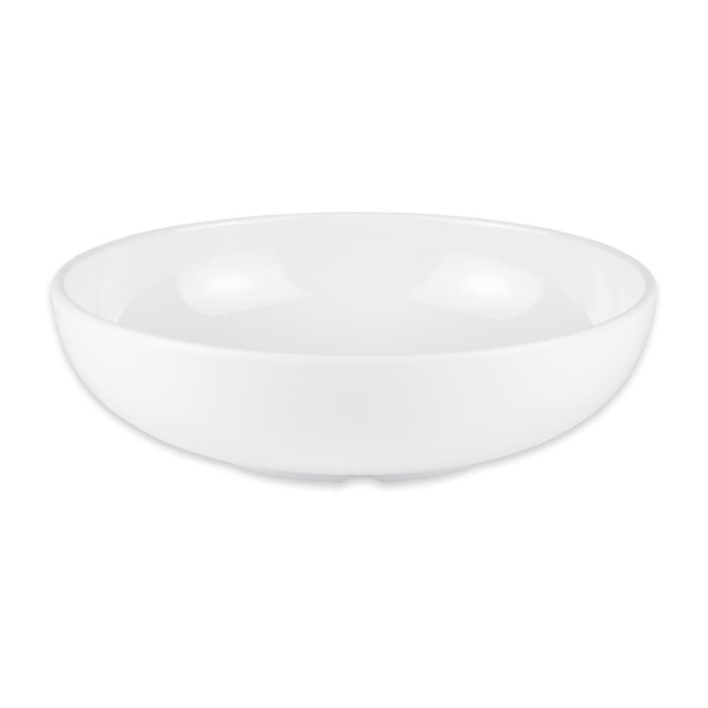 284-B49DW 1 9/10 qt Round Melamine Pasta Bowl, White