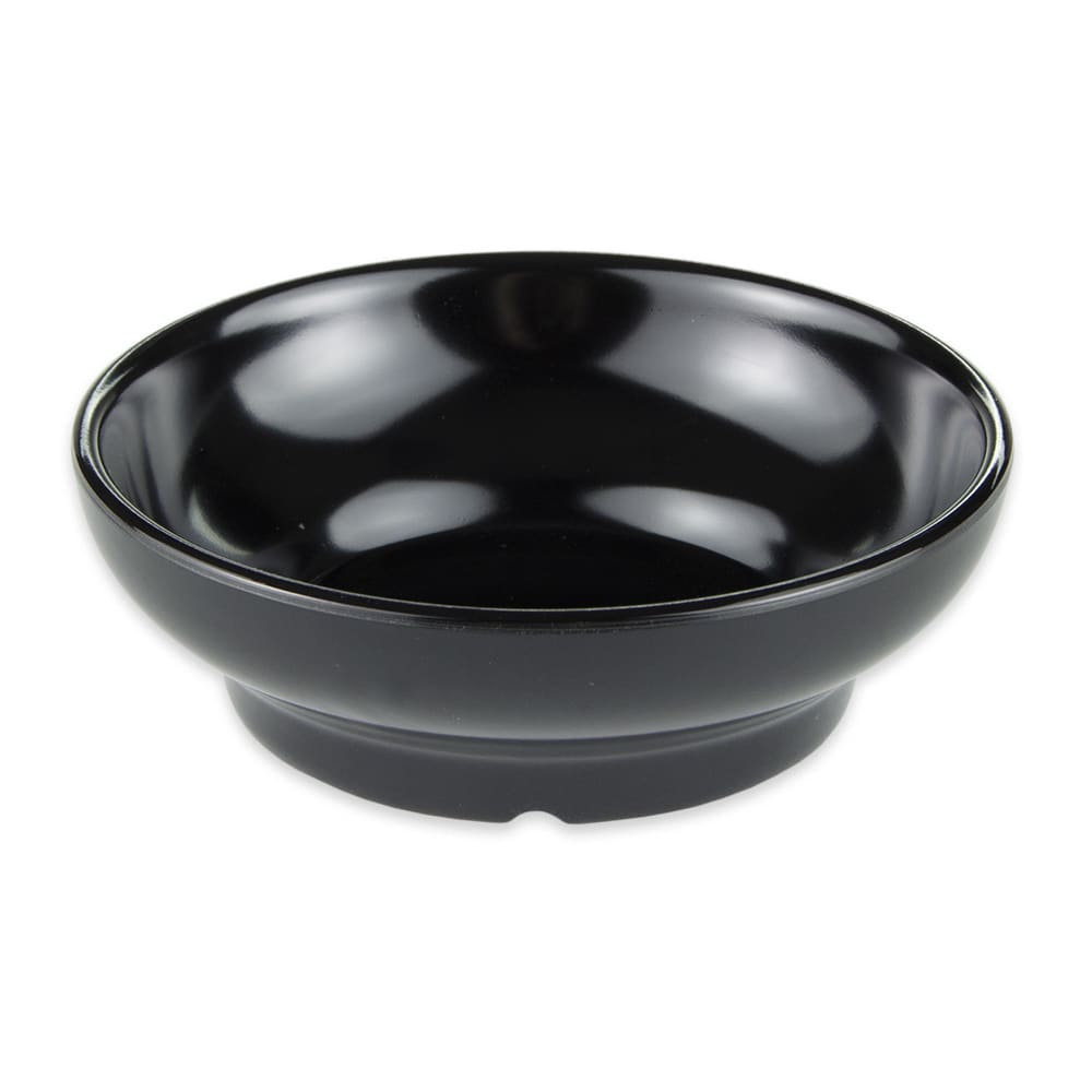 284-SD05BK 4" Round Salsa Dish w/ 5 oz Capacity, Black