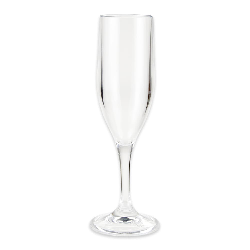 284-SW1401 6 oz Champagne Glass, Clear, SAN Plastic