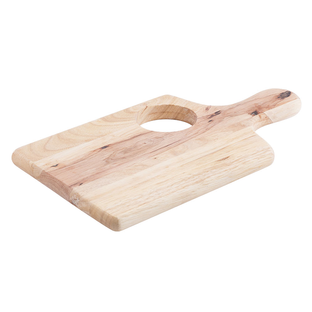 229-79A Natural Finish Wood Bread Board, 13 1/2 x 7 1/2", 2 3/4" Insert