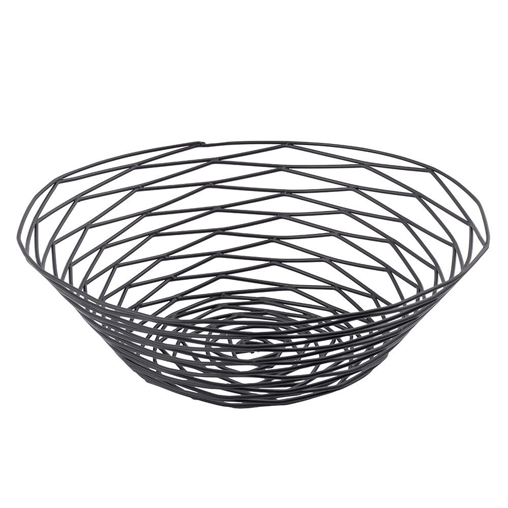 229-BK17510 Artisan Collection Basket, 10" Round, Black