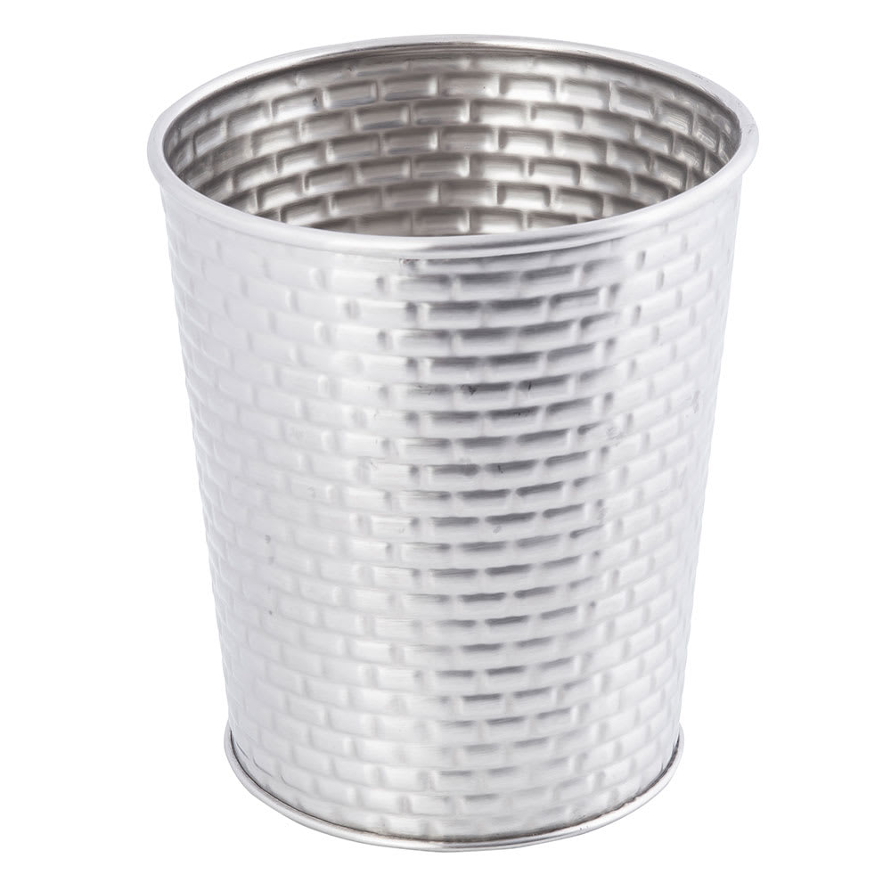 229-GTSS45 23 oz Round Brickhouse Collection Fry Cup - 4" x 4 1/2", Stainless