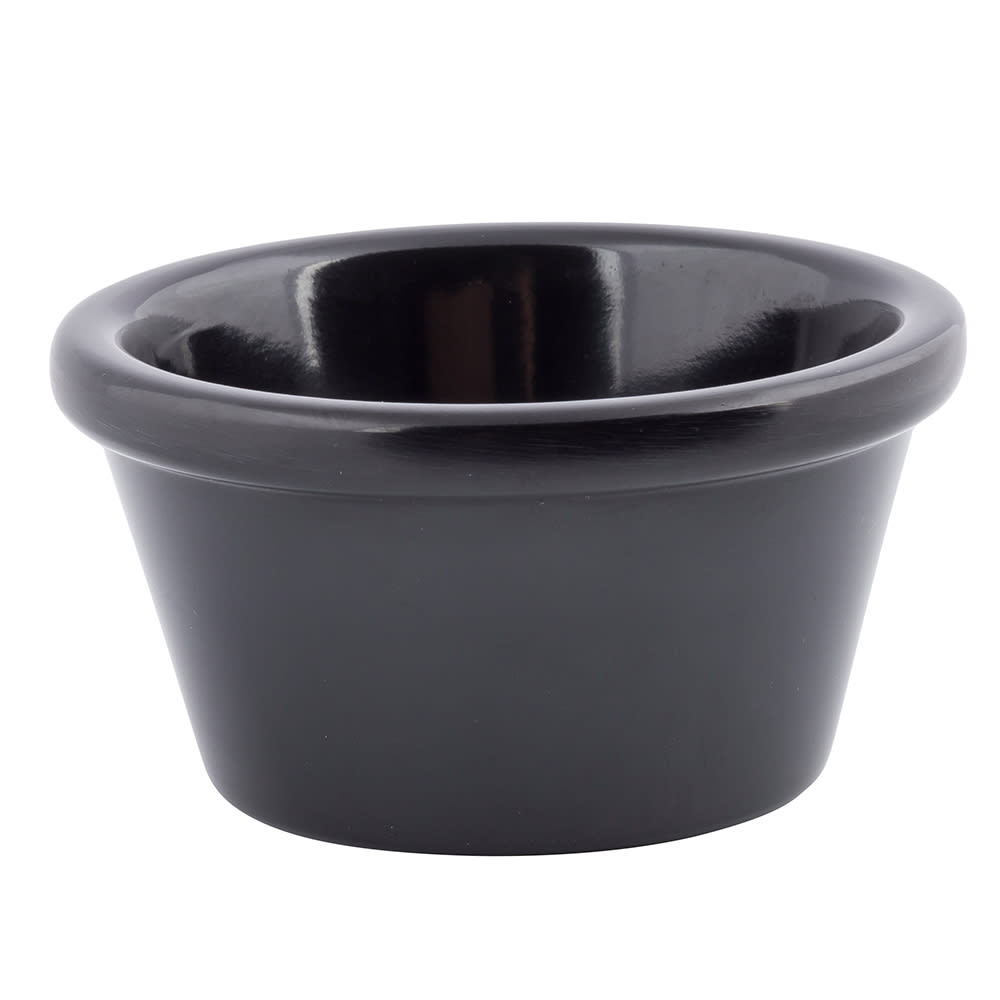 229-RAM2BK 2 oz Melamine Ramekin, Black