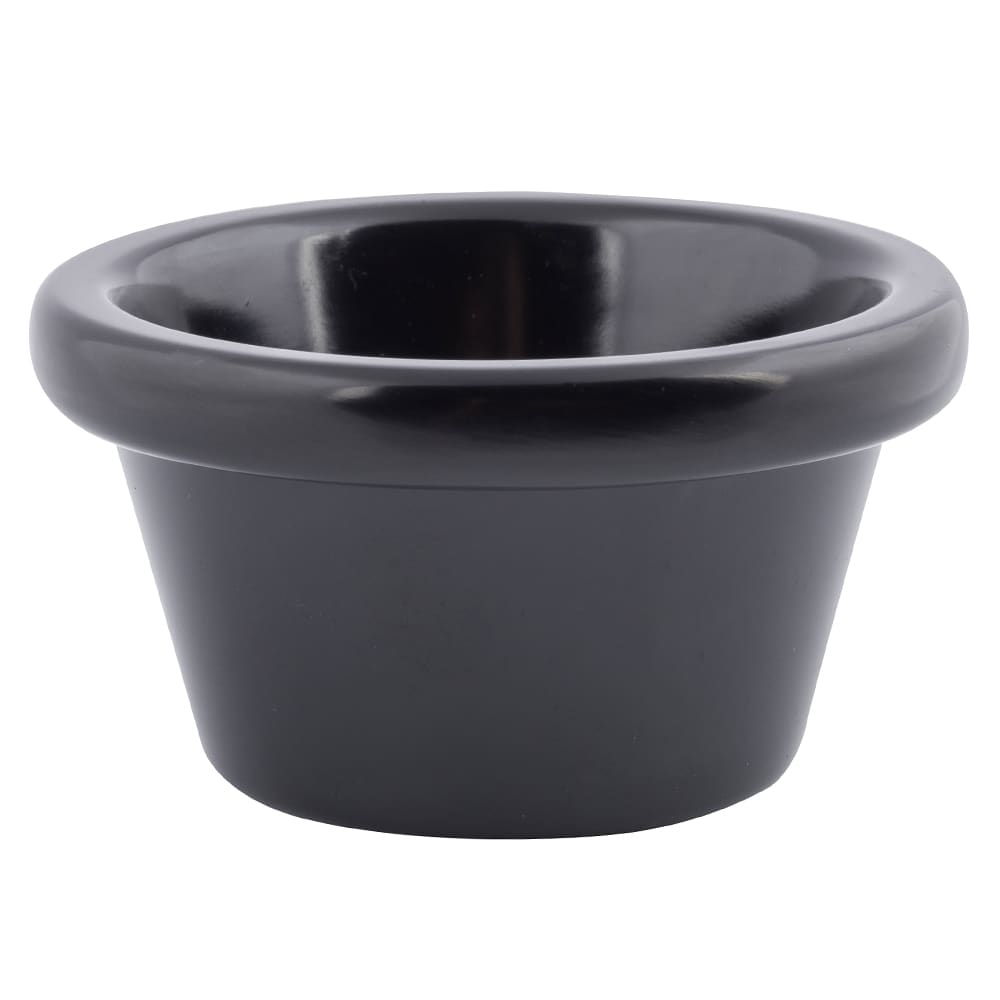 229-RAM3BK 3 oz Melamine Ramekin, Black