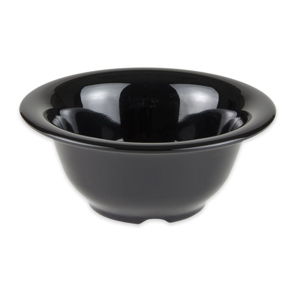 284-B105BK 10 oz Round Melamine Dinner Bowl, Black
