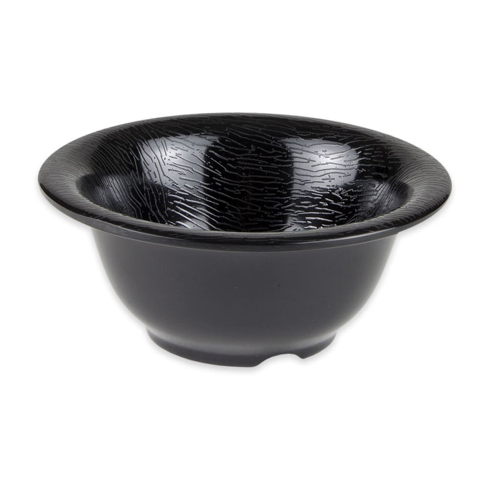 284-B105EWBK 10 oz Round Melamine Dinner Bowl, Black