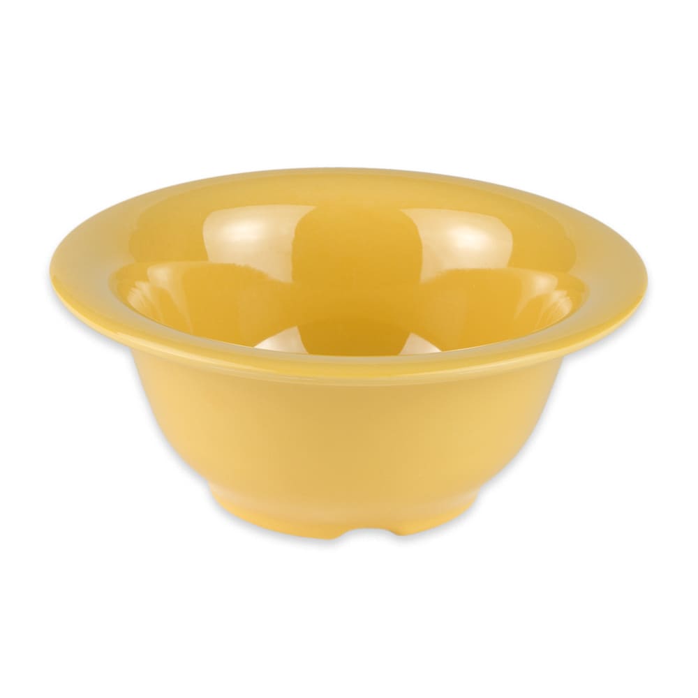 284-B105TY 10 oz Round Melamine Dinner Bowl, Yellow