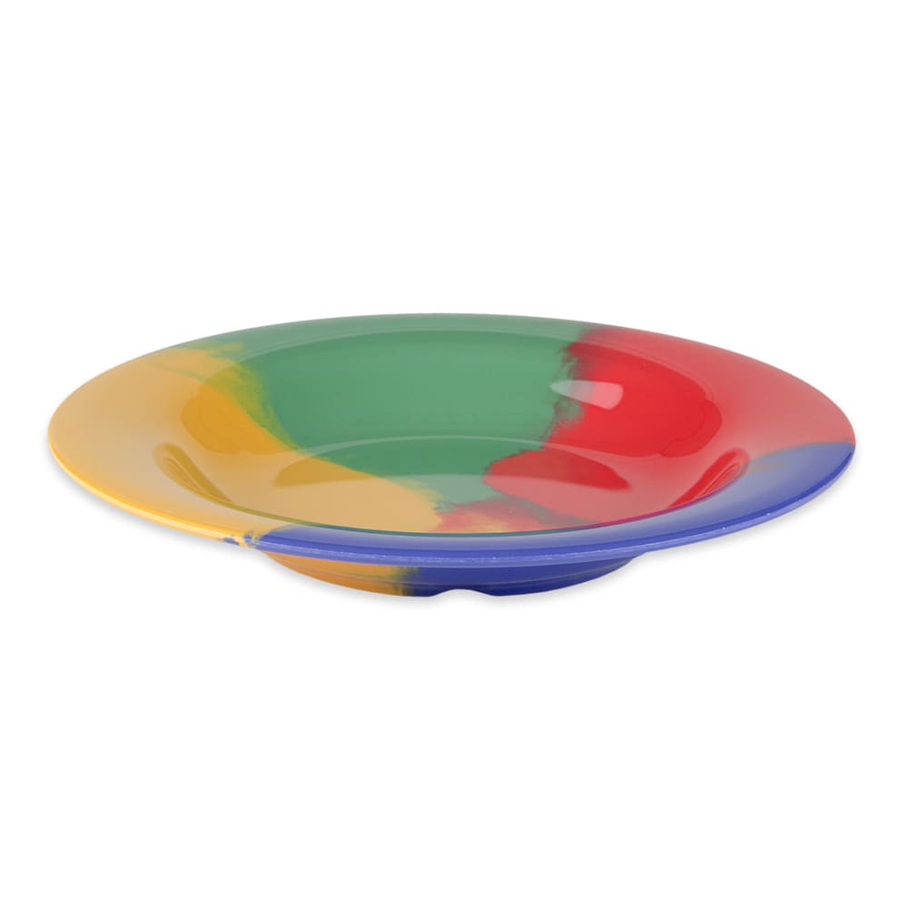 284-B139CE 13 oz Round Melamine Pasta Bowl, Multi Colored