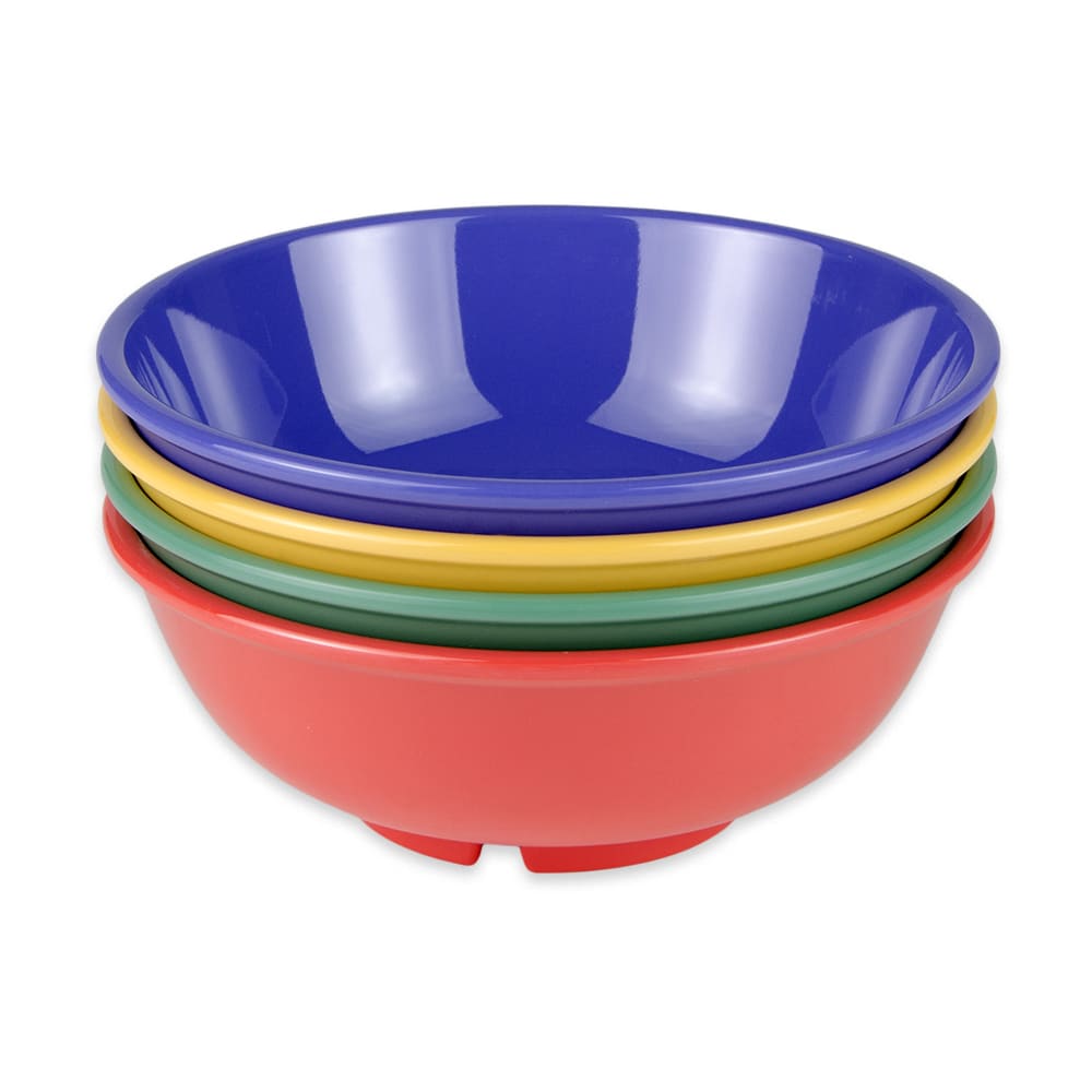 284-B24MIX 24 oz Round Melamine Bowl, Assorted Colors