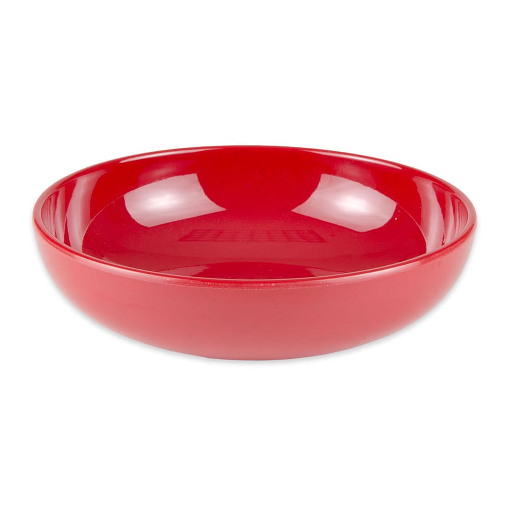 284-B49RSP 1 9/10 qt Round Melamine Pasta Bowl, Red