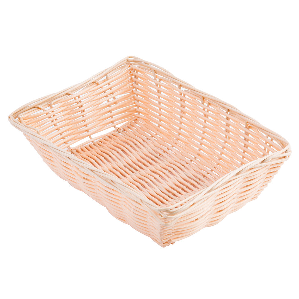 229-1172W Handwoven Basket, 9" x 6" x 2 1/2", Rectangular, Natural