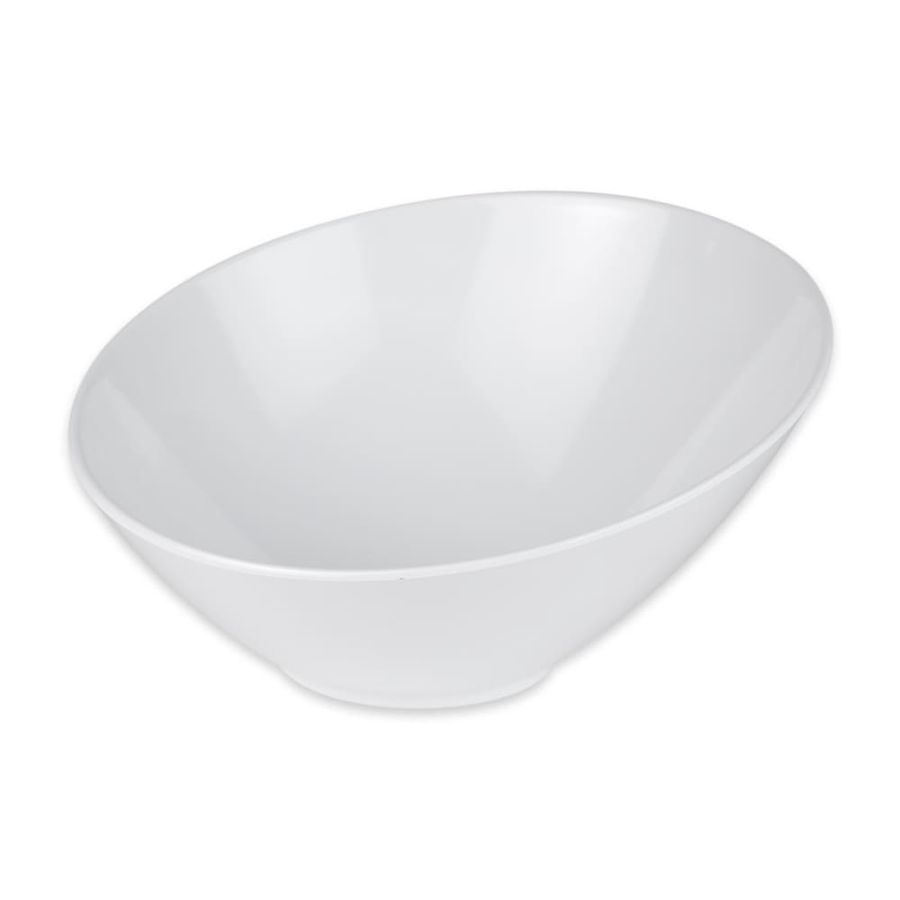 284-B789W 1 1/10 qt Round Melamine Pasta Bowl, White