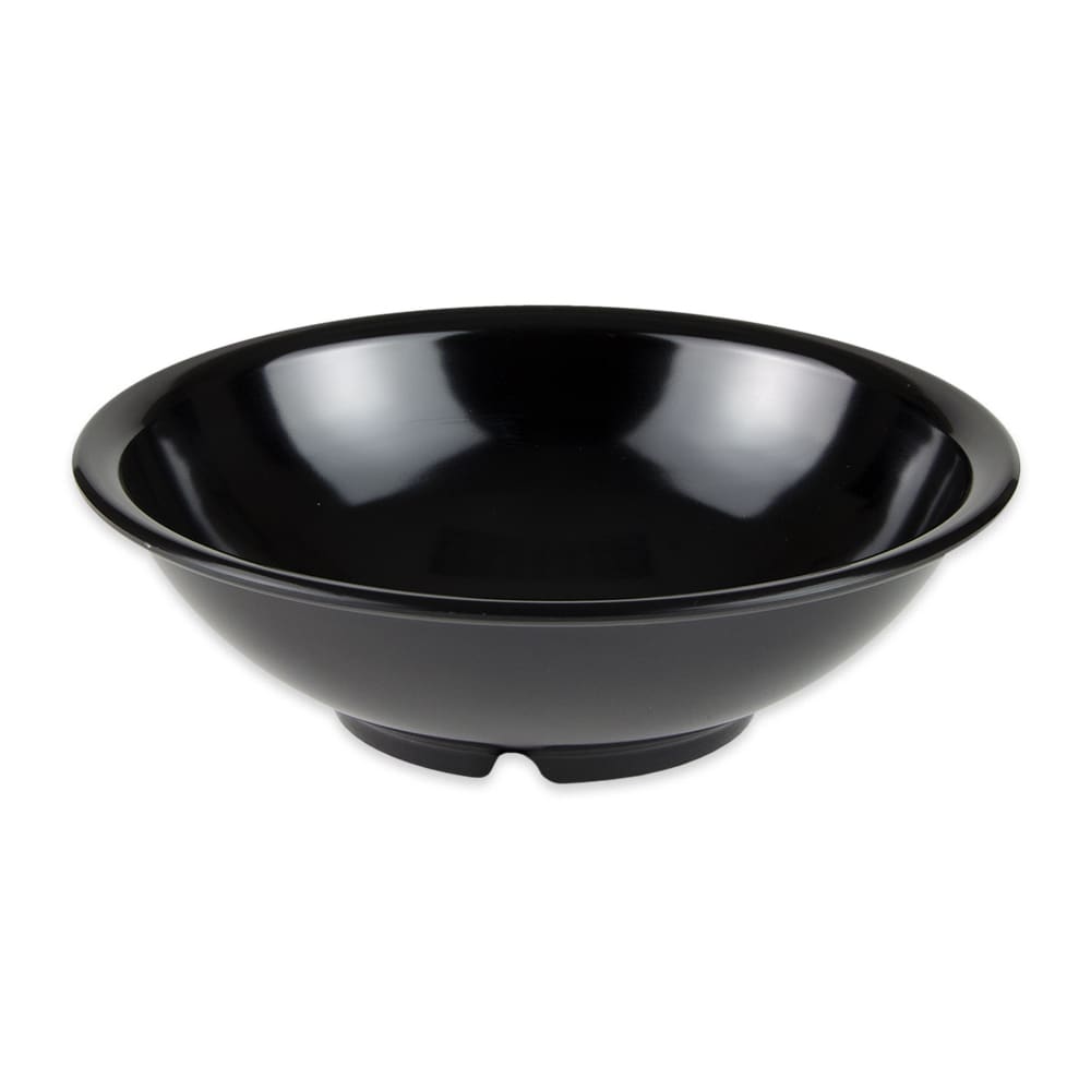 284-B750BK 24 oz Round Melamine Dinner Bowl, Black