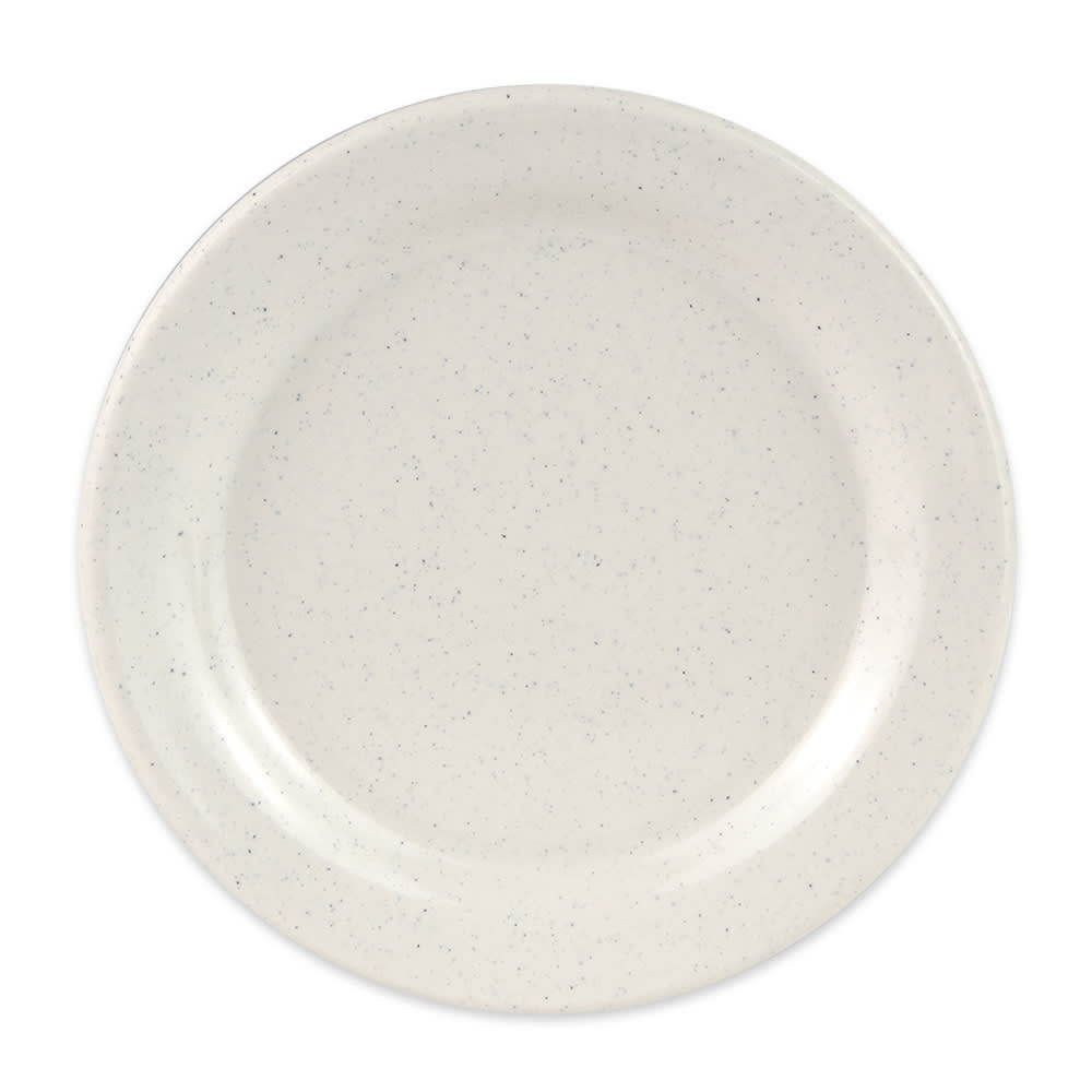 284-BF060IR 6 1/4" Round Melamine Dessert Plate, White