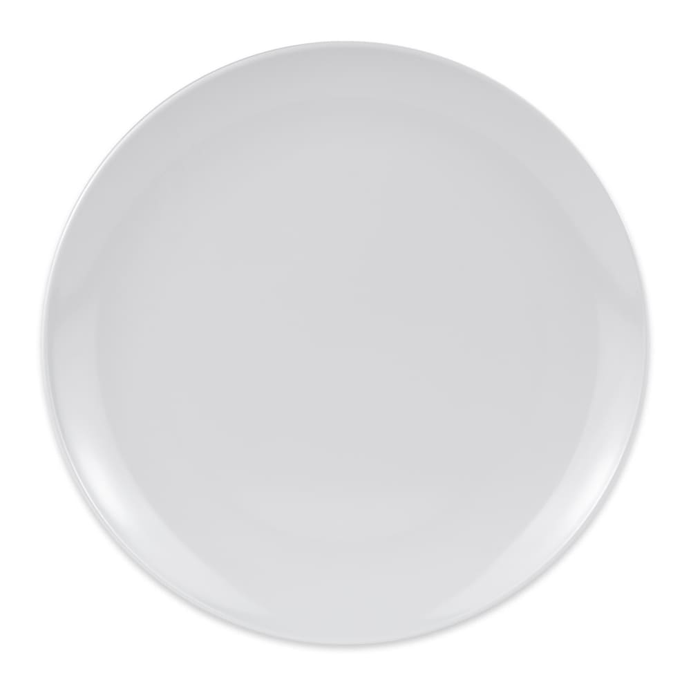 284-CS6102W 12" Round Melamine Dinner Plate, White