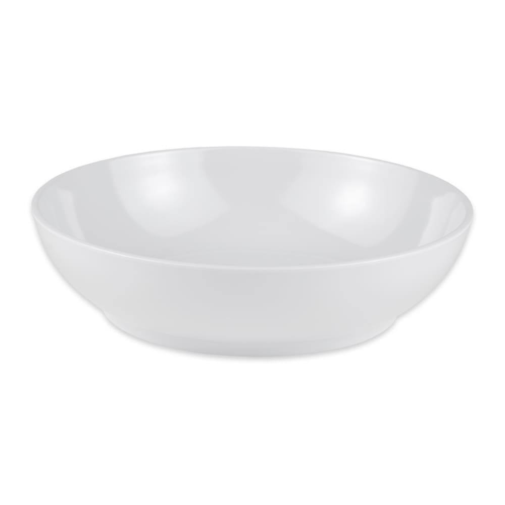 284-CS6106W 1 3/10 qt Round Melamine Pasta Bowl, White