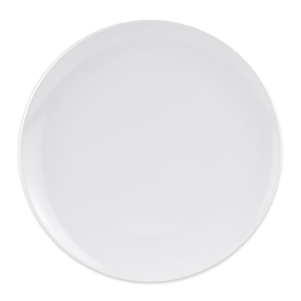 284-CS6108W 14" Round Melamine Dinner Plate, White