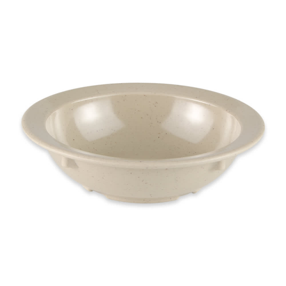 284-DN335S 3 1/2 oz Round Melamine Fruit Bowl, Sandstone