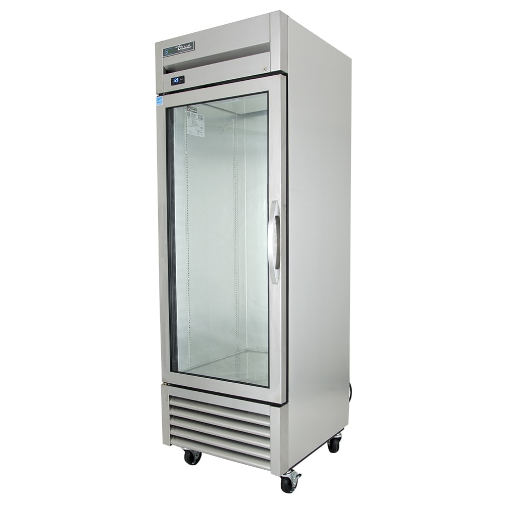 598-T23GHCFGD01LH 27" One Section Reach In Refrigerator, (1) Left Hinge Glass Door, 115v