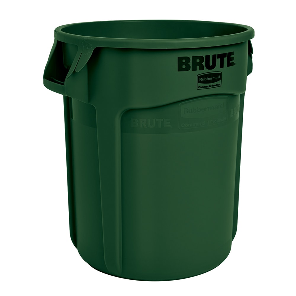 007-2632DGRN 32 gallon Brute Trash Can - Plastic, Round