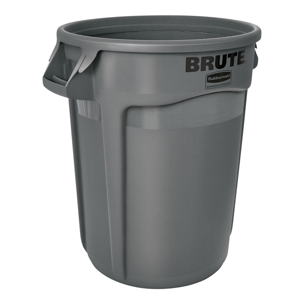 007-2632G 32 gallon Brute Trash Can - Plastic, Round, Food Rated