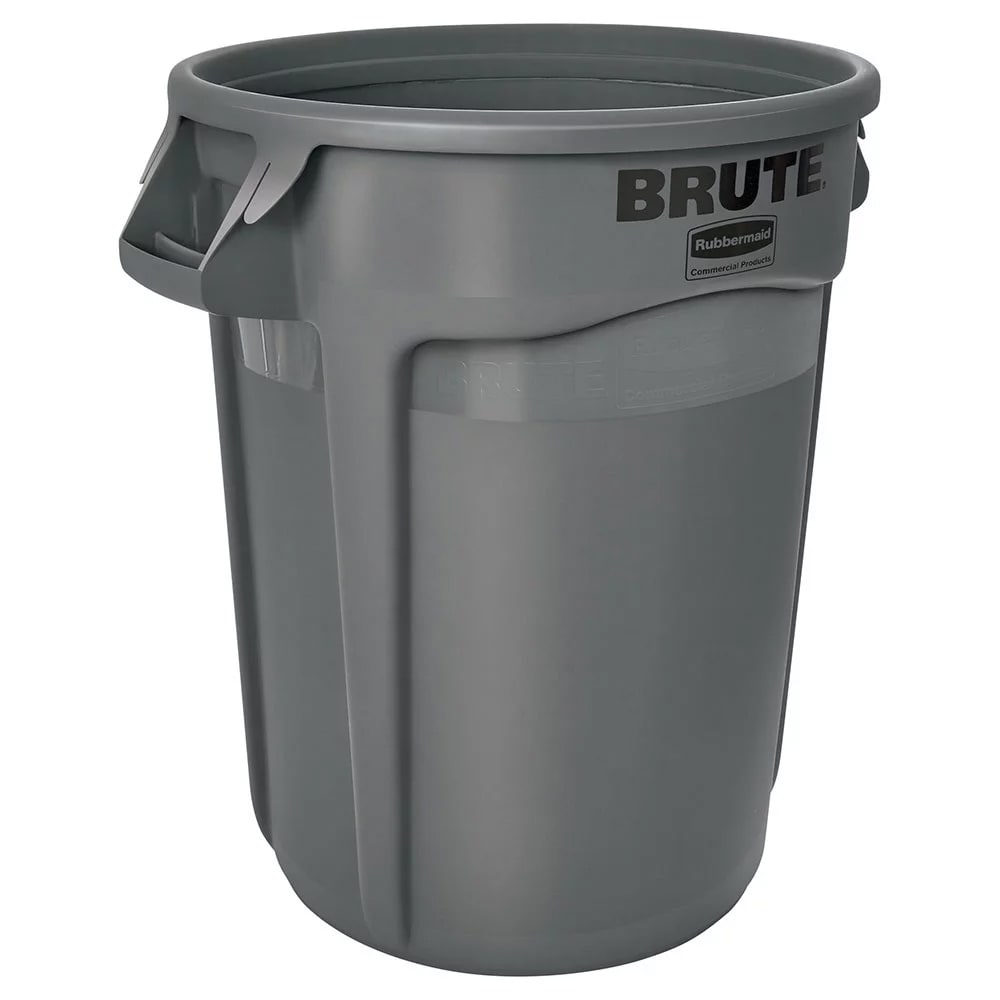 お歳暮 2024 gallon 44 FG264360GRAY Rubbermaid Brute Plastic - Can Trash タイムセール