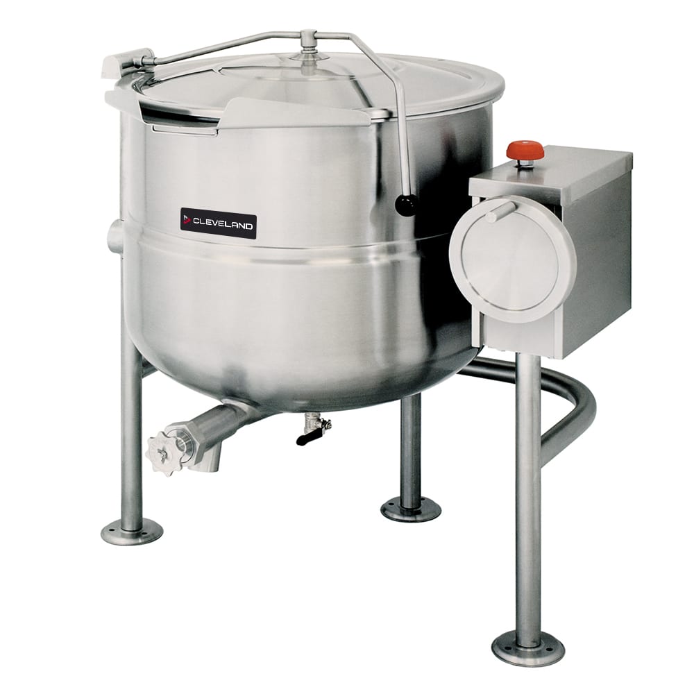 109-KDL40T 40 gal Steam Kettle - Manual Tilt, 2/3 Jacket, Direct Steam