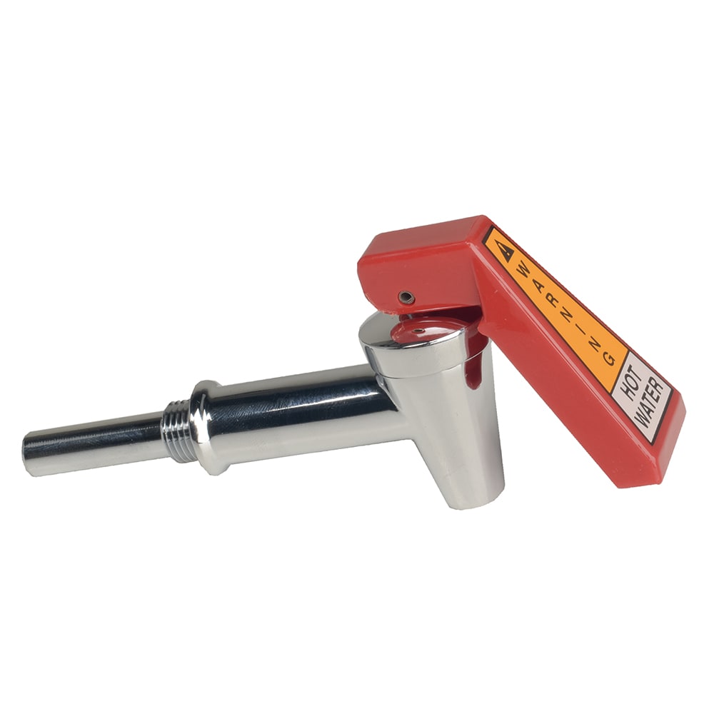 021-290750000 Hot Water Faucet w/ Red Handle for BUNN Coffee & Tea Brewers