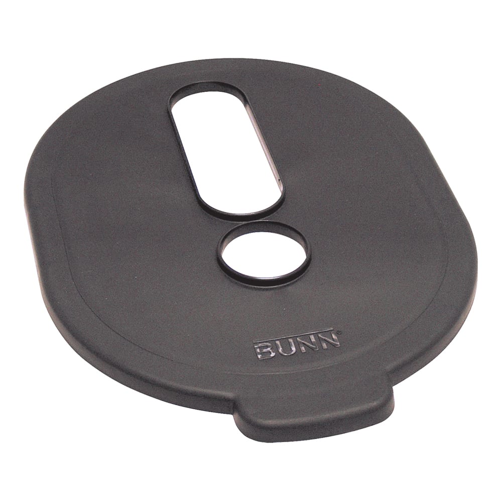 021-340930001 Brew-Thru Lid for Bunn TDO Iced Tea Dispensers - Plastic, Black