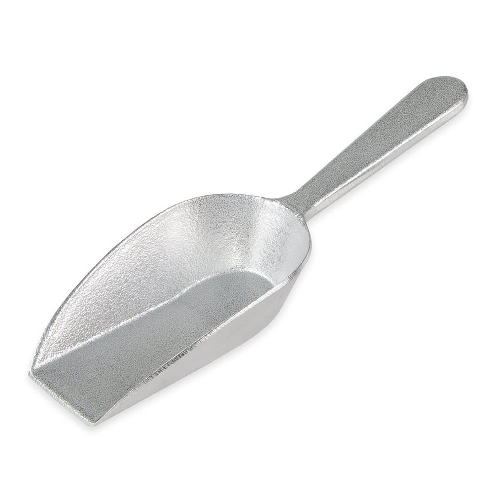 370-ASFB210 4 oz Flat Scoop - Aluminum