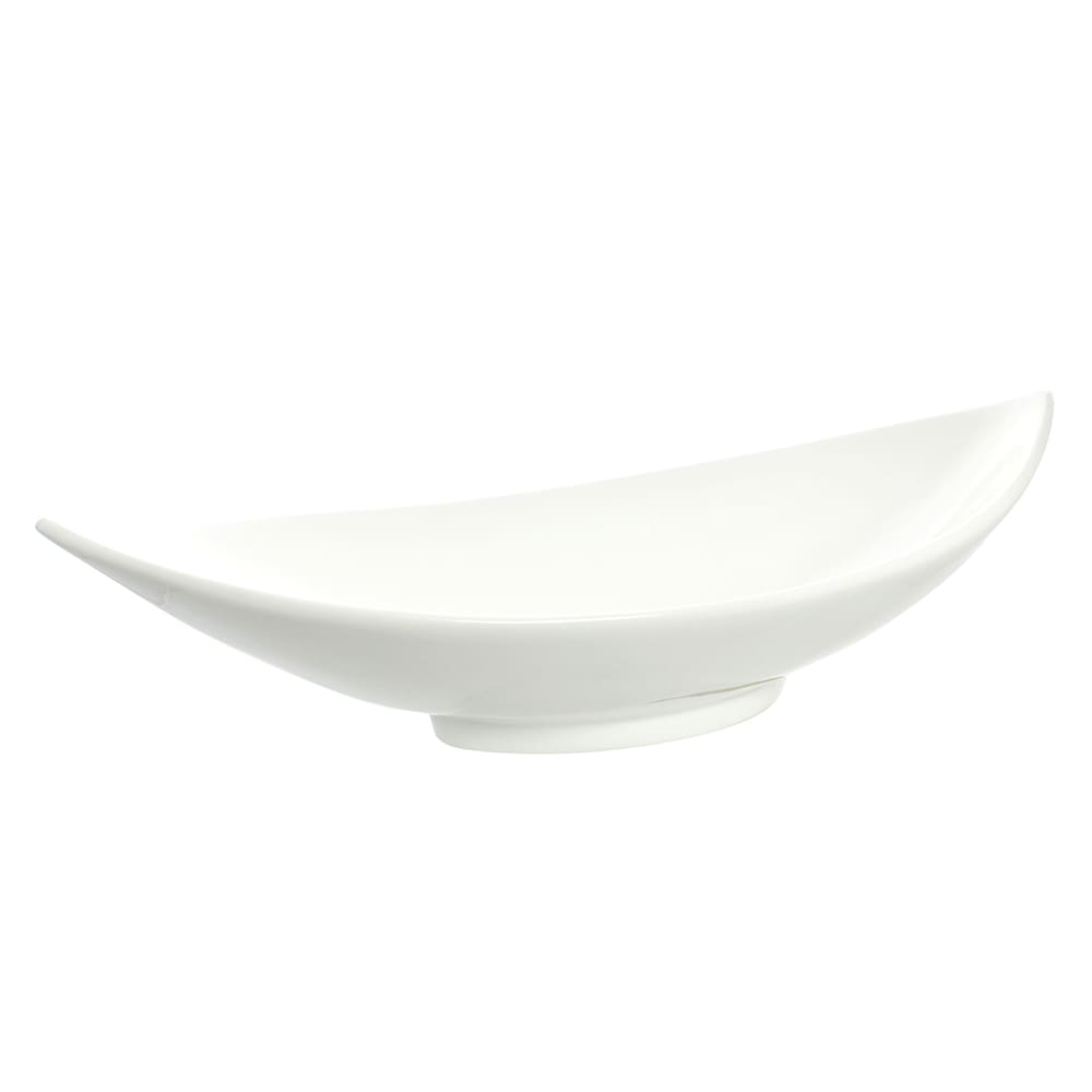 861-WTR12BANANABWL 14 oz Oval Banana Bowl - Porcelain, White