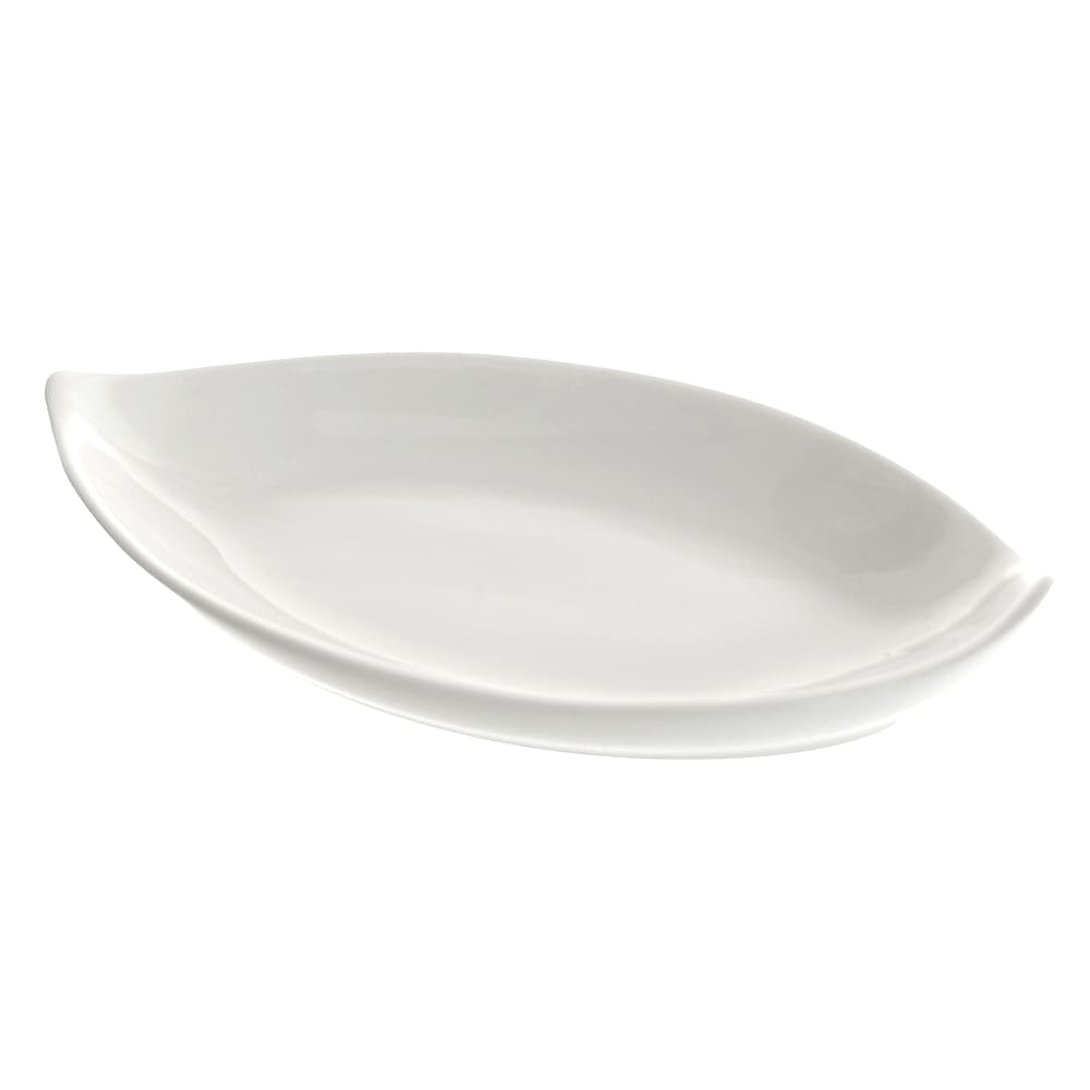 861-WTR5OVLTB Oval Serving Tray - 5" x 3", Porcelain, White