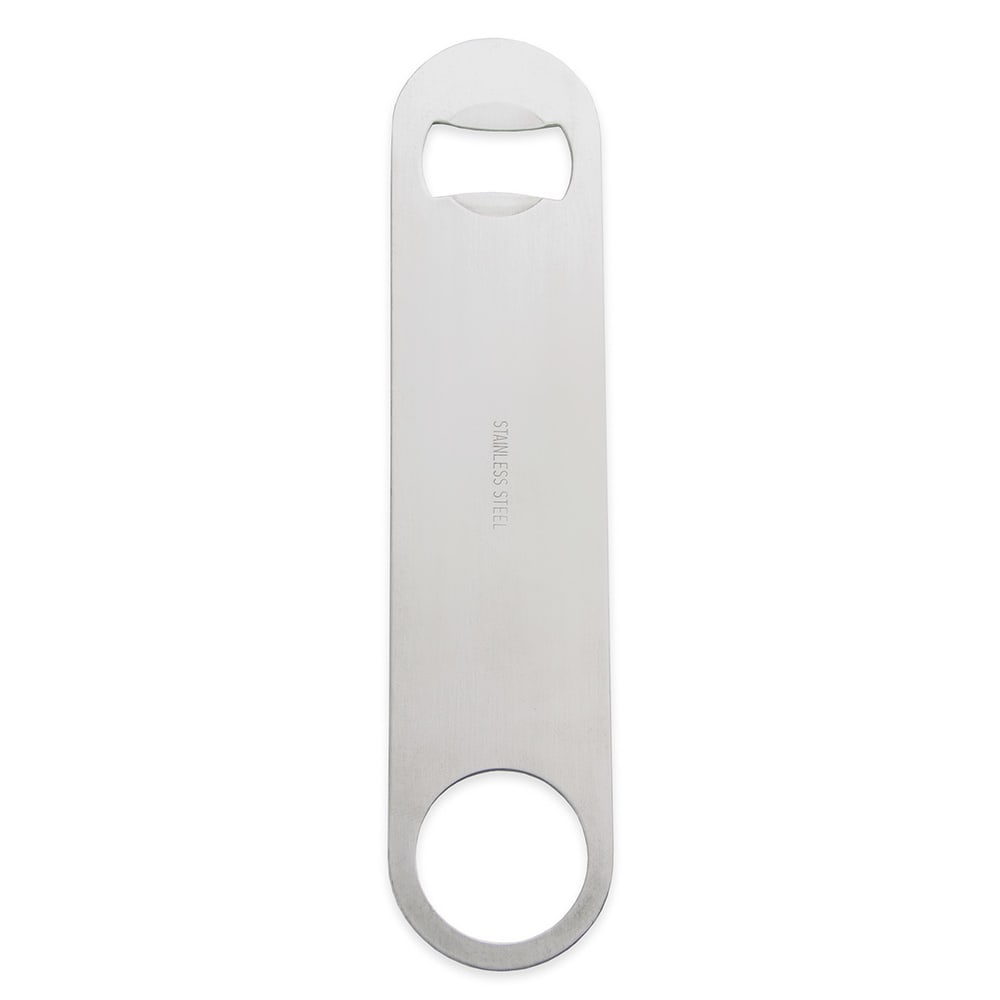 370-BO7F 7" Flat Bottle Opener - Stainless