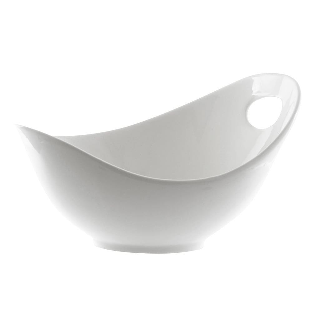 861-WTR10FBWL 34 oz Oval Fruit Bowl - Porcelain, White