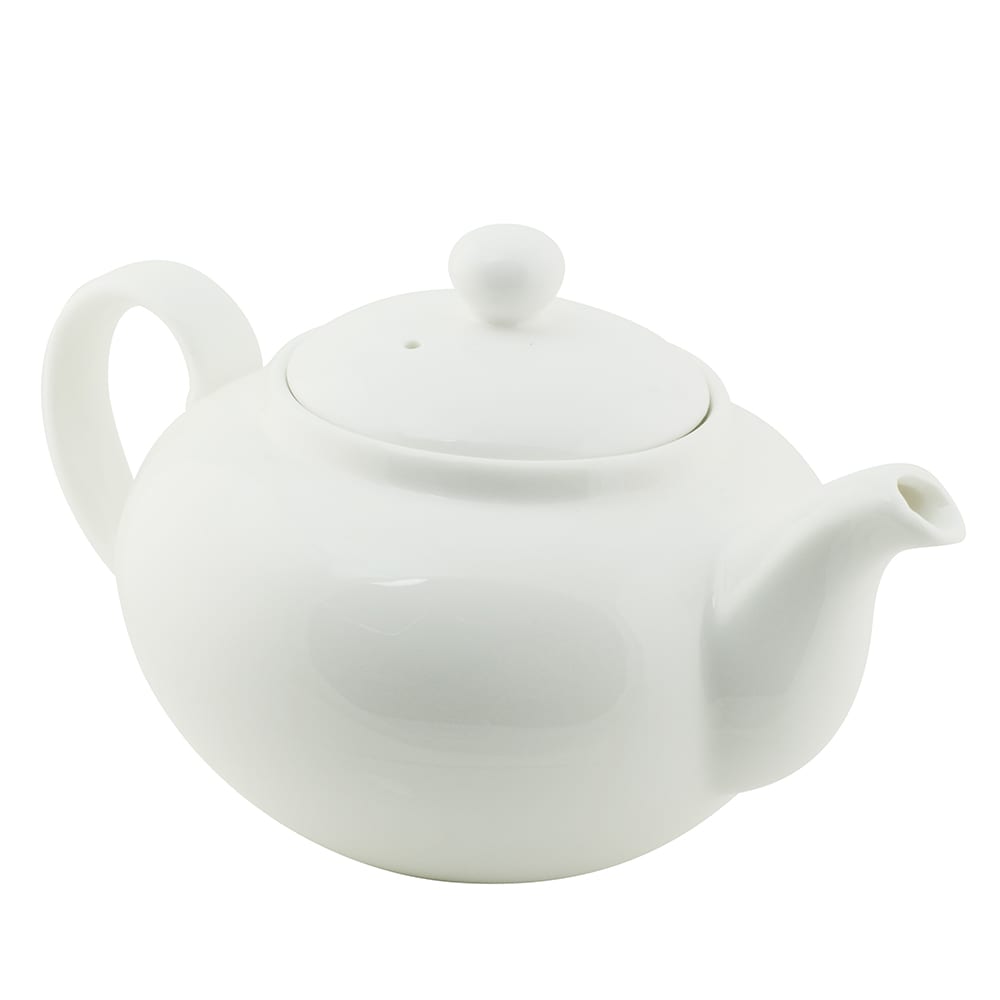 10 Strawberry Street WTR-8TEAPOT 20 oz Teapot - Porcelain, White