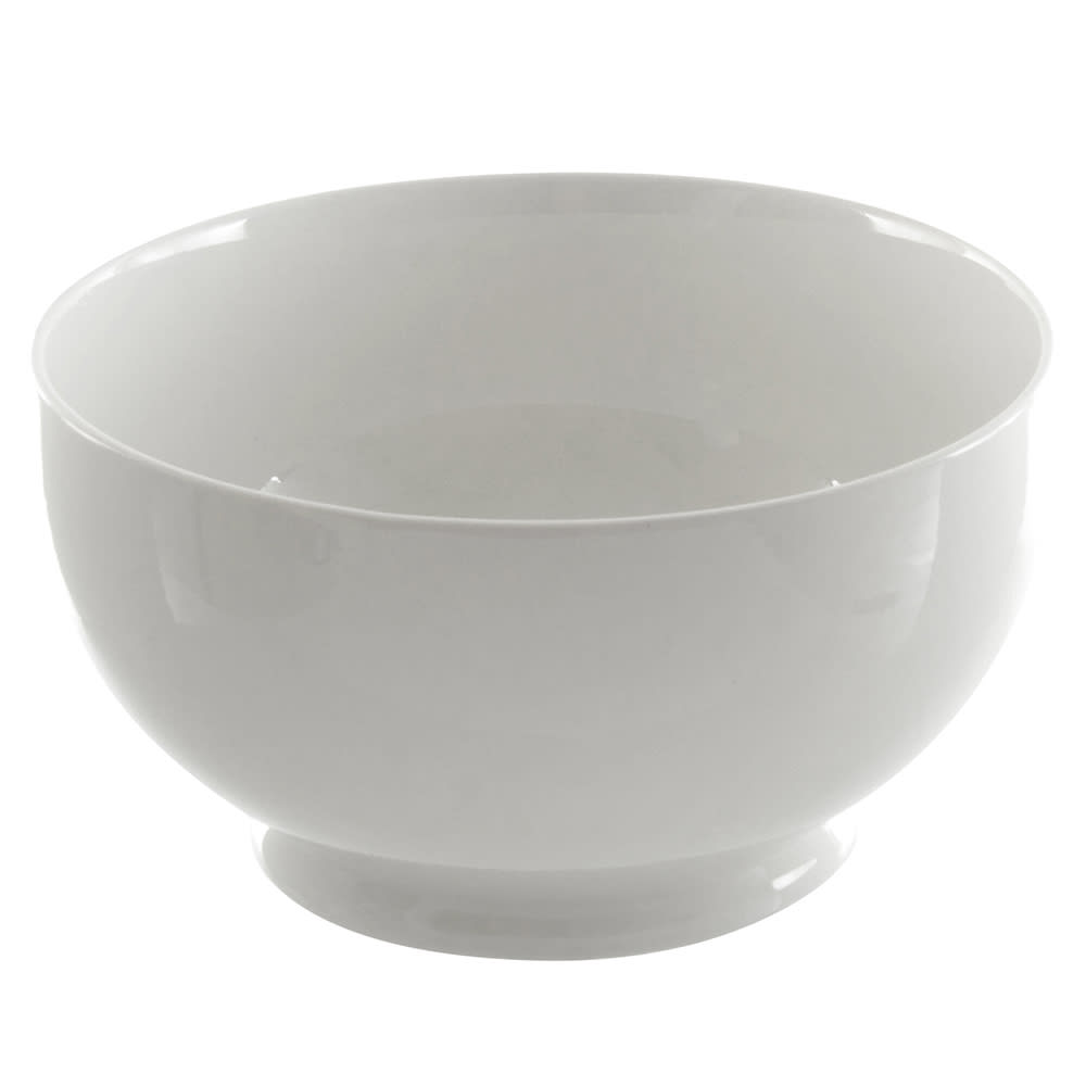 861-WTR9RDFTDBWL 64 oz Round Bowl - Porcelain, White
