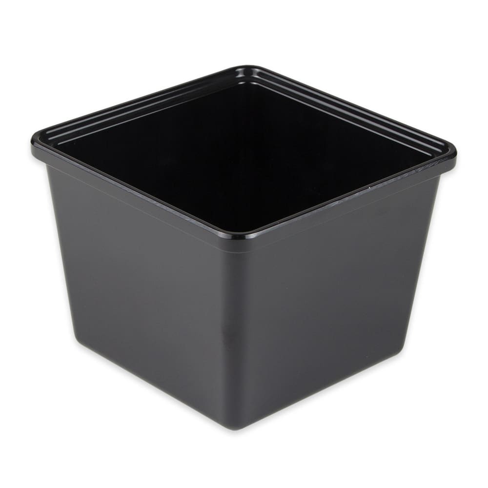 284-ML149BK 2 qt Salad Crock, Melamine, Black