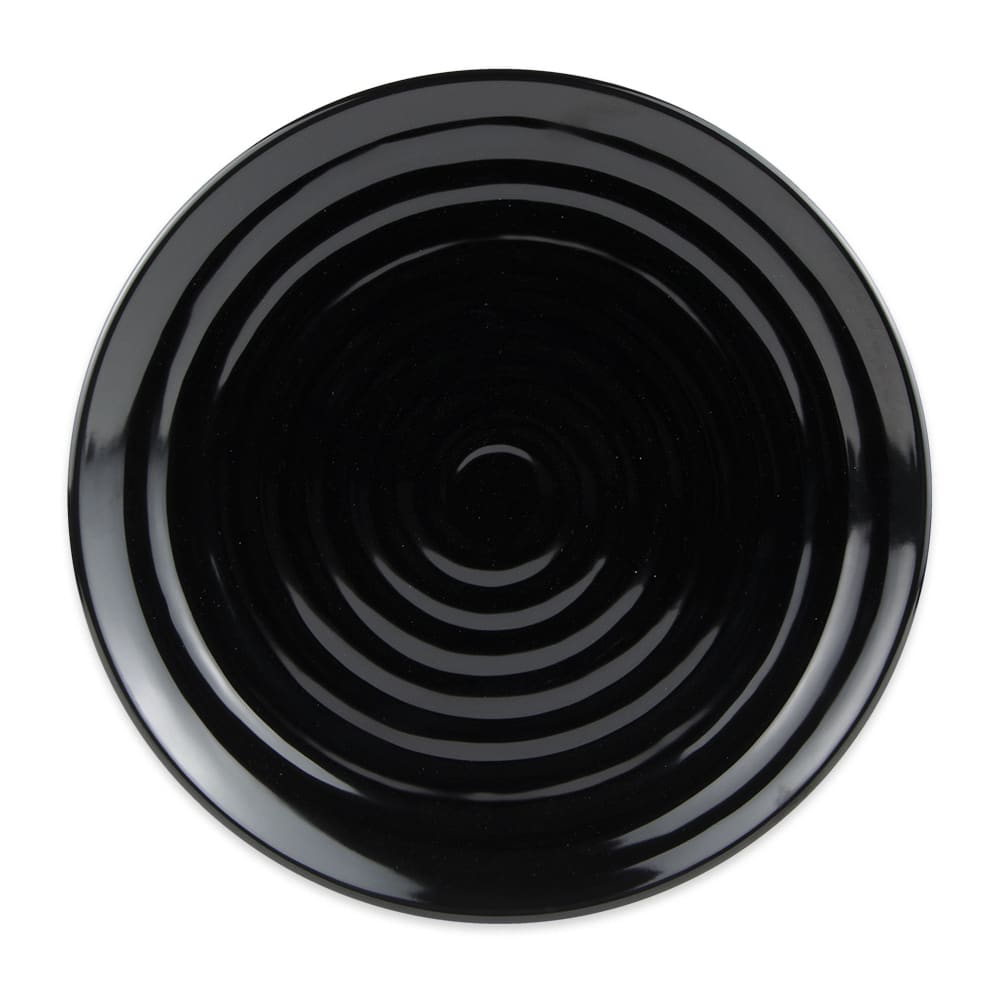 284-ML83BK 12 1/2" Round Melamine Dinner Plate, Black