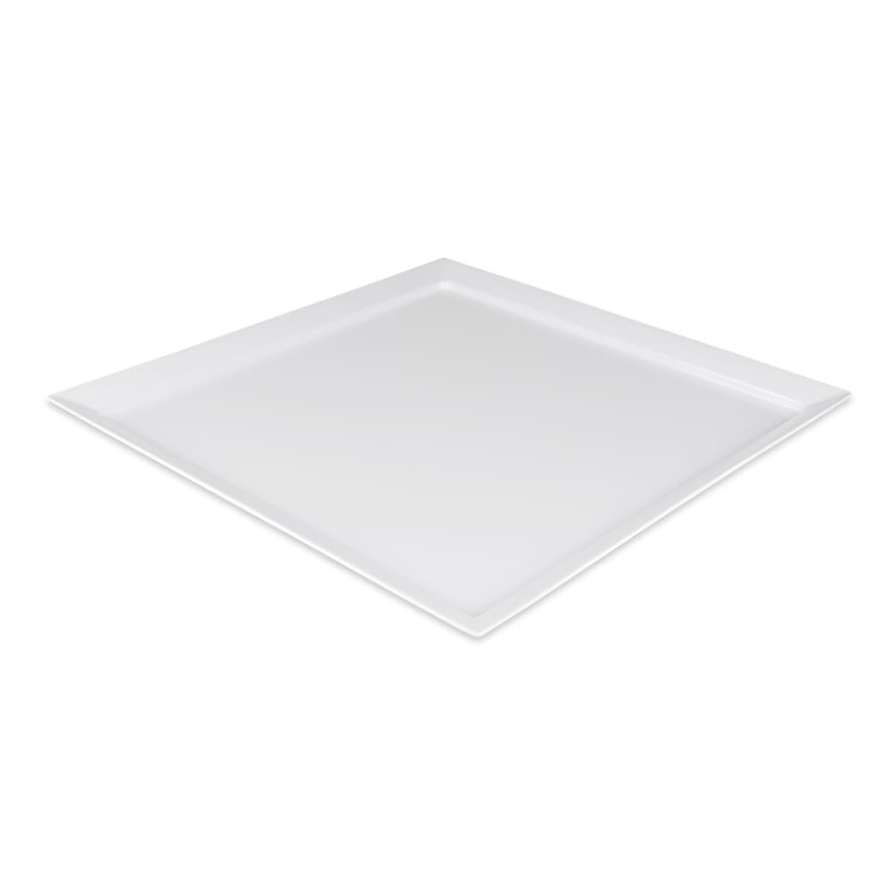 284-ML244W 24" Round Siciliano Plate - Melamine, White