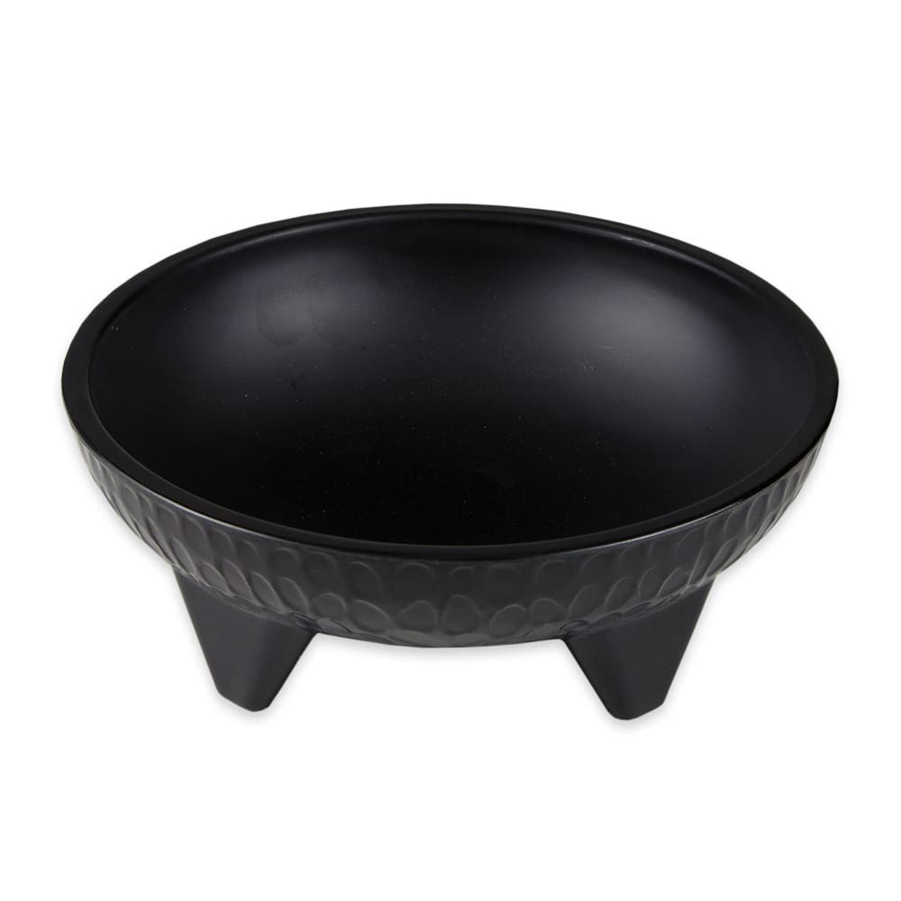 284-MOJ803BK 26 oz Molcajete Bowl, Melamine, Black