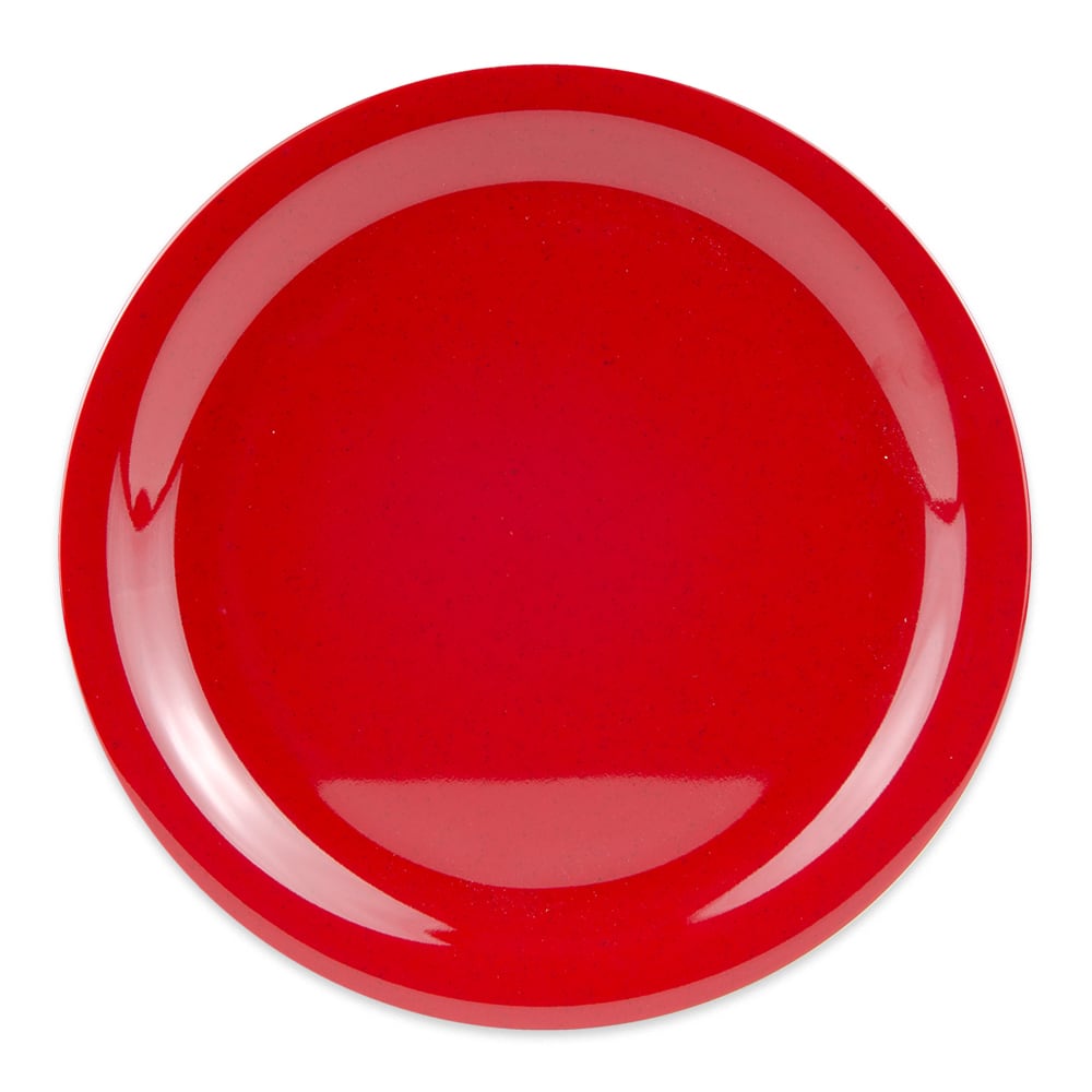 284-NP9RSP 9" Round Melamine Dinner Plate, Red