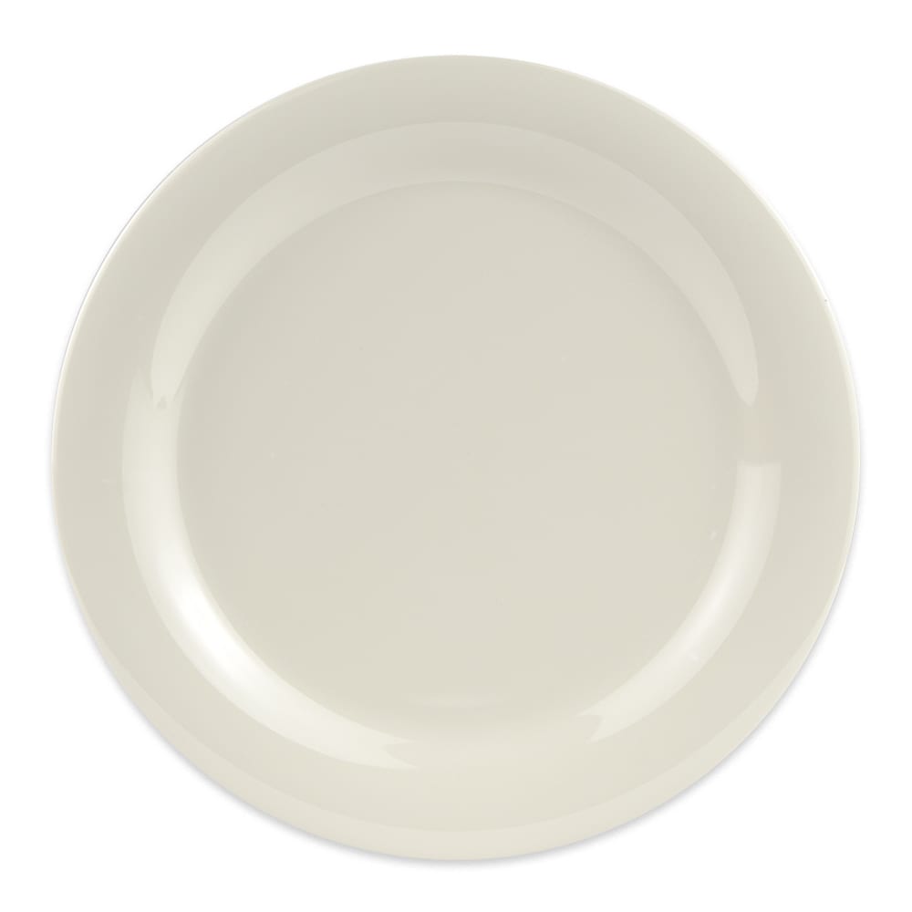 284-NP10DI 10 1/2" Round Melamine Dinner Plate, Ivory