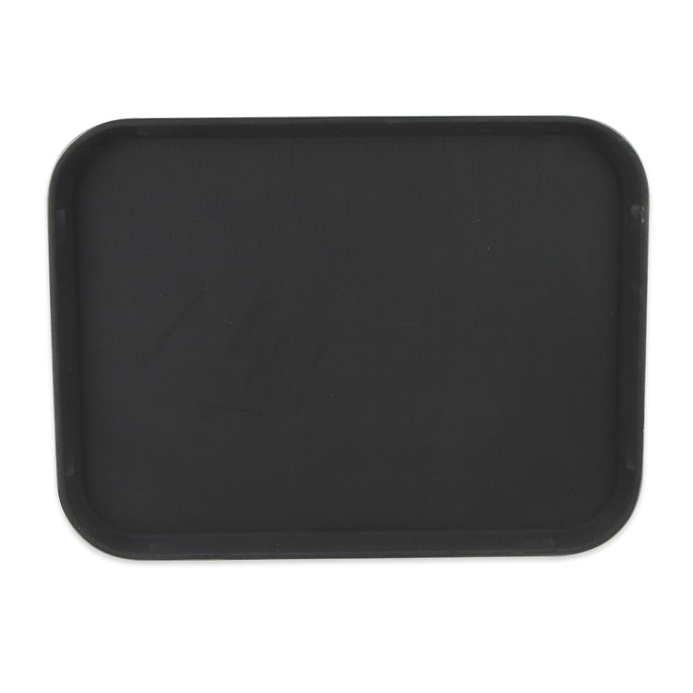 284-NS1520BK Rectangular Serving Tray, 15" x 20", Melamine, Black
