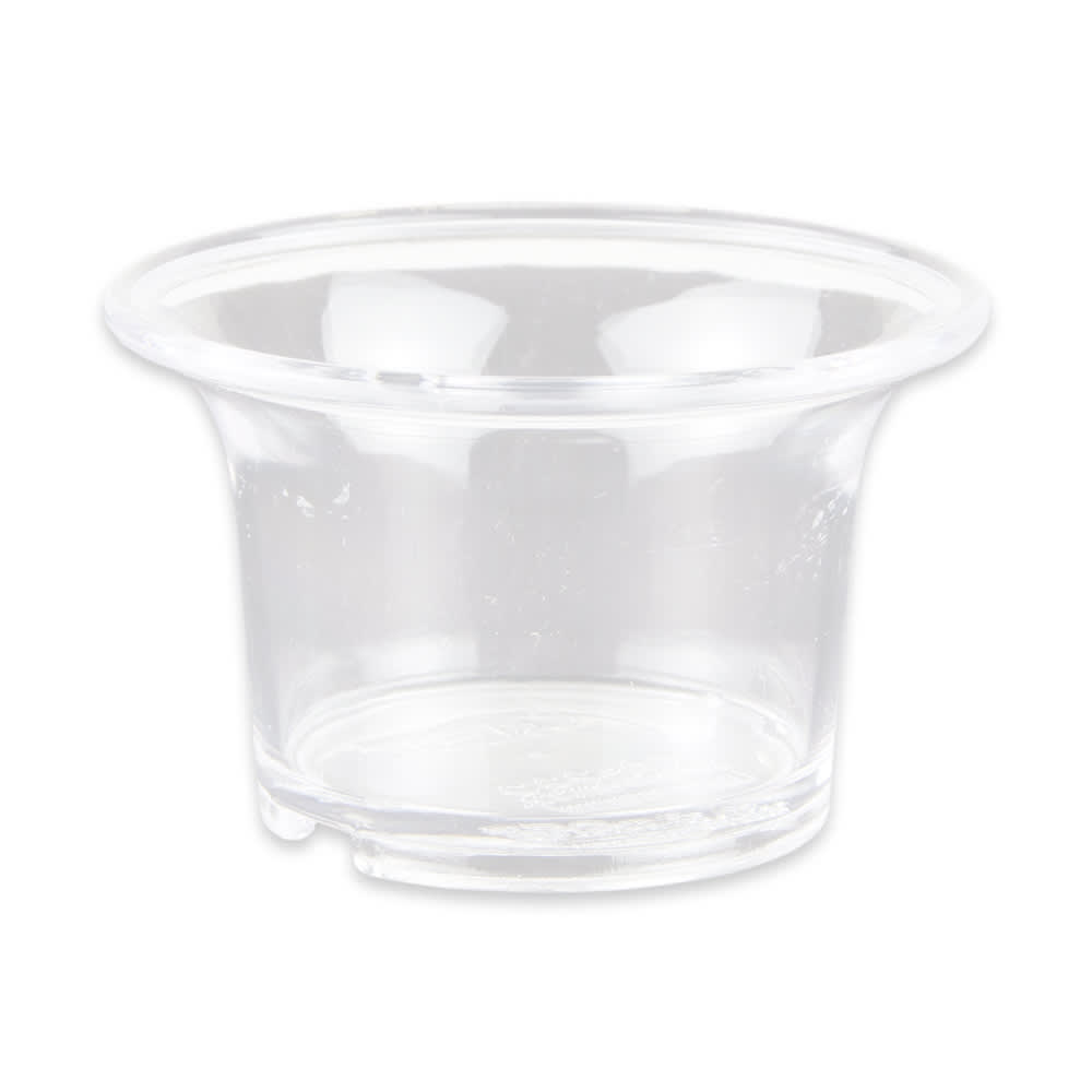 284-SC222CL 2 oz Sauce Cup, Plastic, Clear
