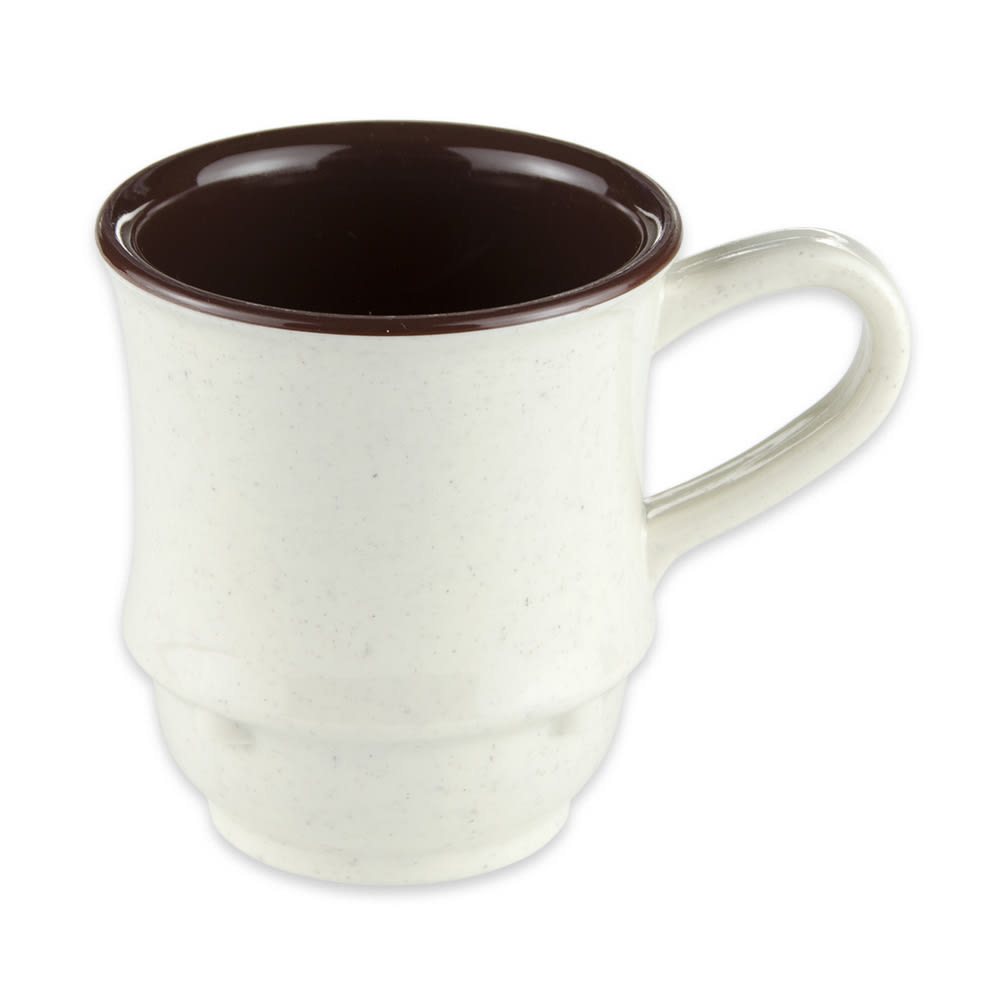 284-TM1208U 8 oz Plastic Coffee Mug, White