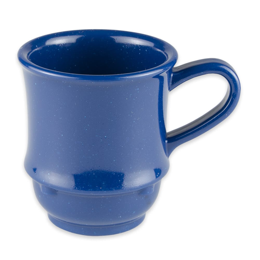 284-TM1208TB 8 oz Plastic Coffee Mug, Blue