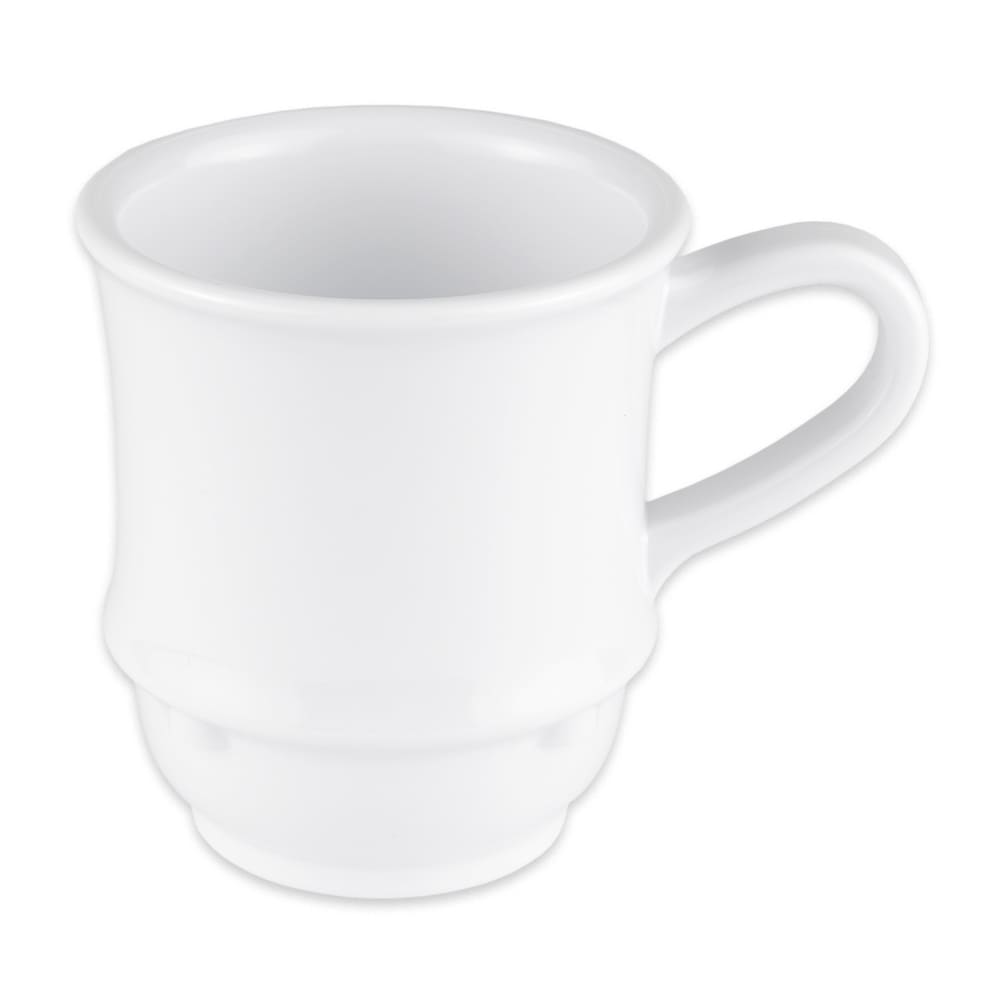 284-TM1208W 8 oz Plastic Coffee Mug, White